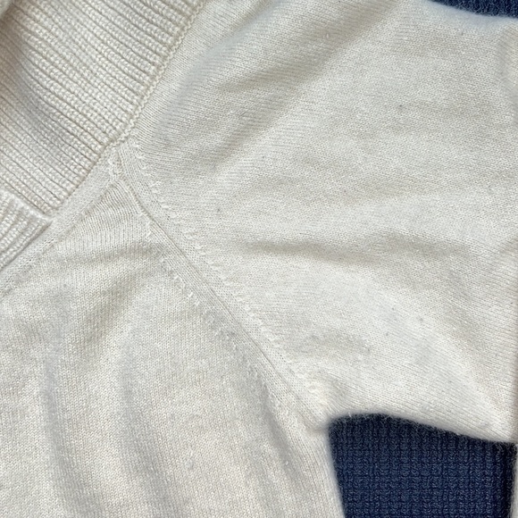 Stella McCartney Off the Shoulder Sweater Dress in Ivory | Size 38 - Picture 12 of 13
